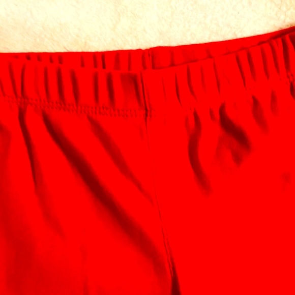 Carter’s Size 12 month red elastic waist pants and Floral Shirt EUC - Picture 7 of 9